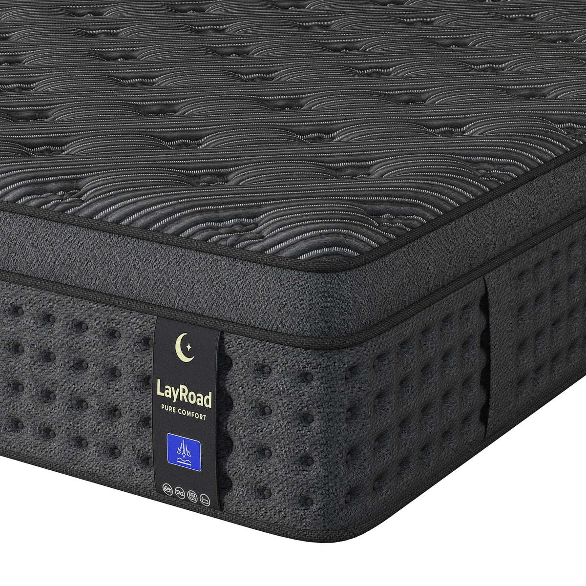 LayRoad Memory Foam Spring Mattress With Medium Firmness