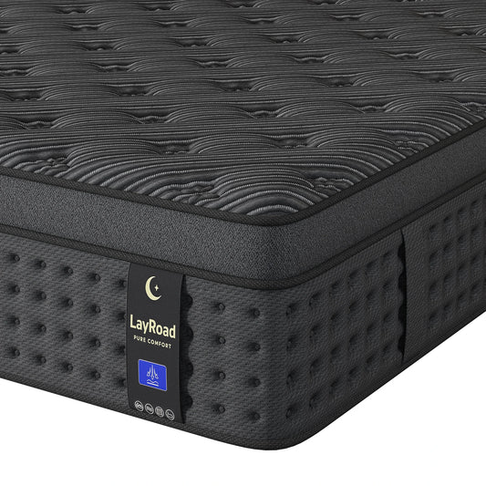 LayRoad Memory Foam Spring Mattress With Medium Firmness
