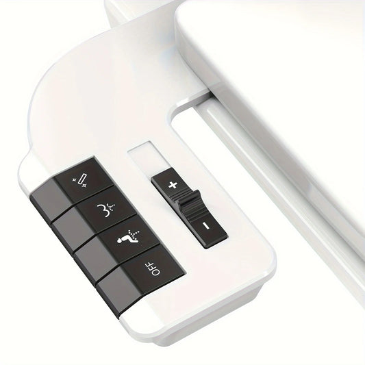 Dual Nozzle Manual Bidet Attachment With Adjustable Water Pressure Control