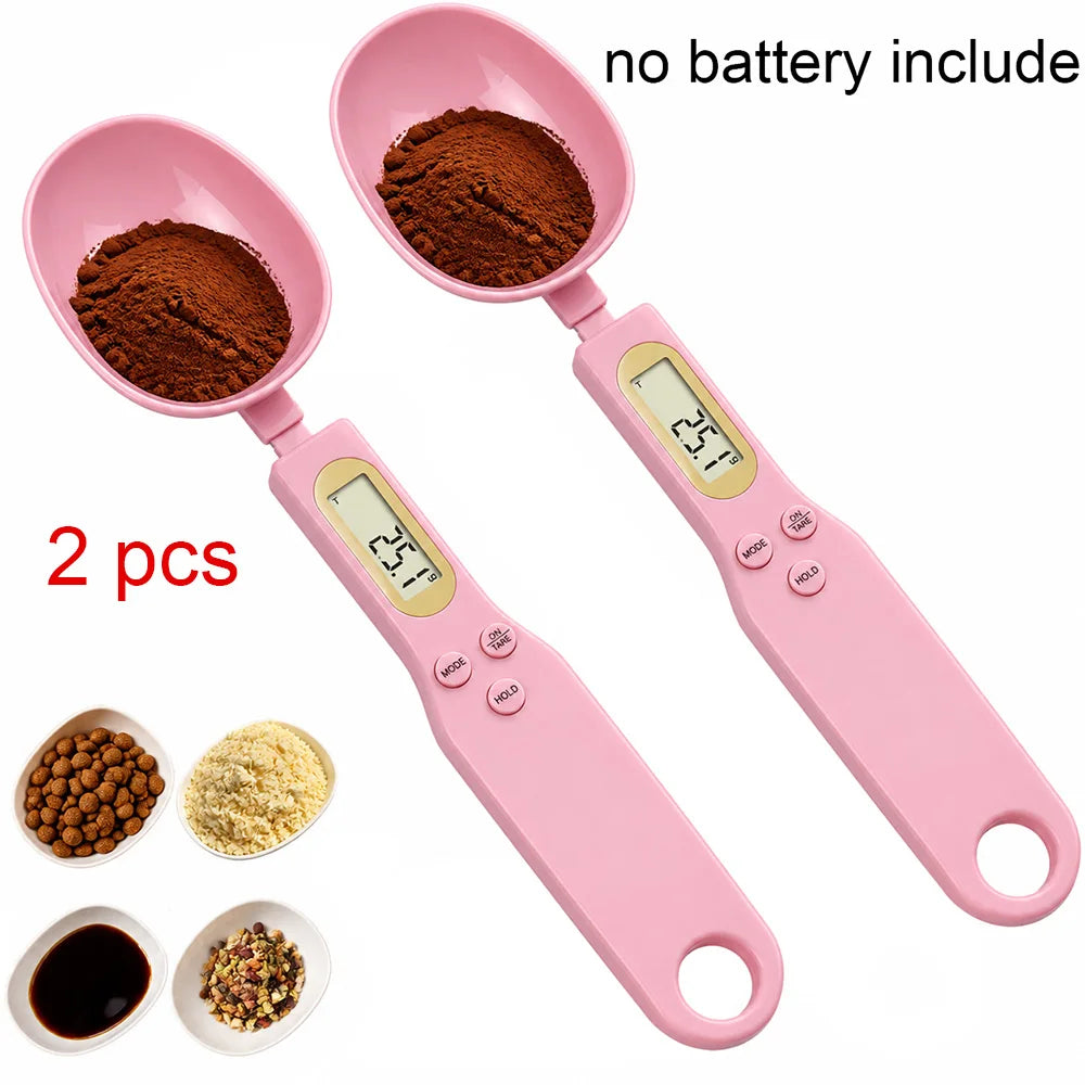 Digital Measuring Spoon Scale Lcd Display Kitchen Food Weight Tool