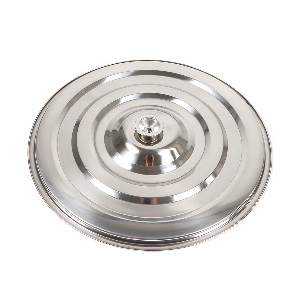 Thickened Stainless Steel Stock Pot With Domed Lid For Induction
