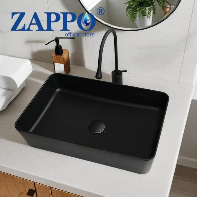 MEKKHALA Acrylic Vessel Bathroom Sink With Faucet And Drain