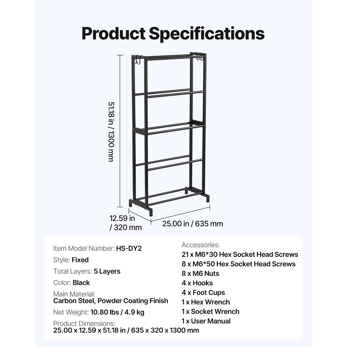 SucceBuy Professional 3D Printer Filament Storage Rack Stand