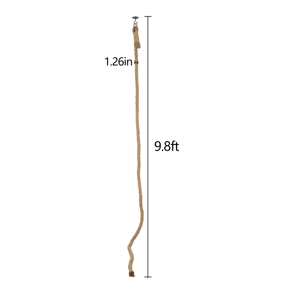 CWV Cat Sisal Wall Mounted Climbing Rope Scratching Post Toy
