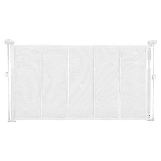 SucceBuy Retractable Safety Gate for Stairs, Doorways, Children and Pets
