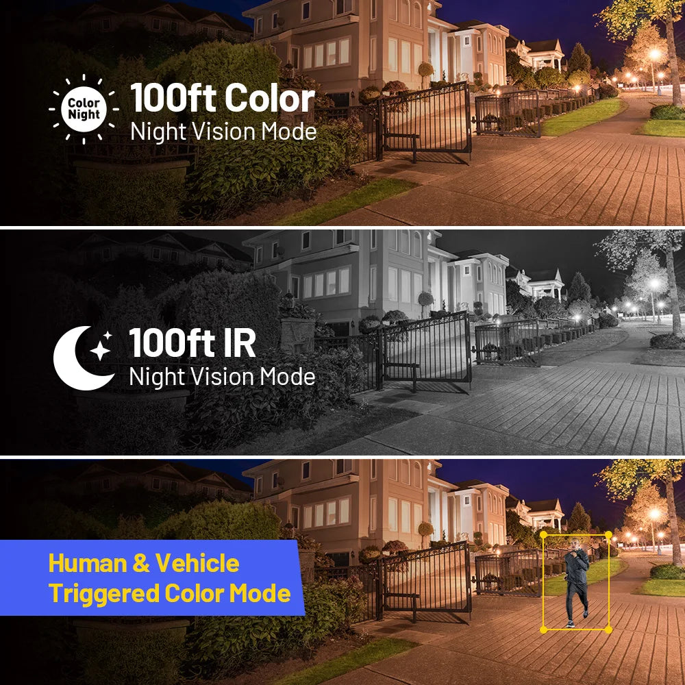 Annke 12MP Outdoor POE Security Camera AI Human Detection