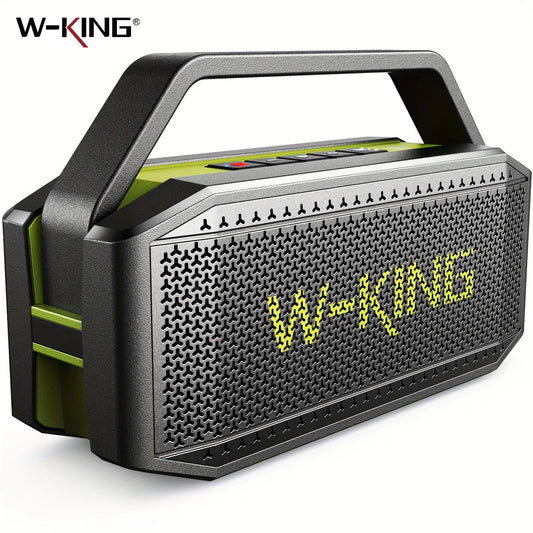 W-KING Portable Bluetooth Speaker Delivering Powerful Deep Bass