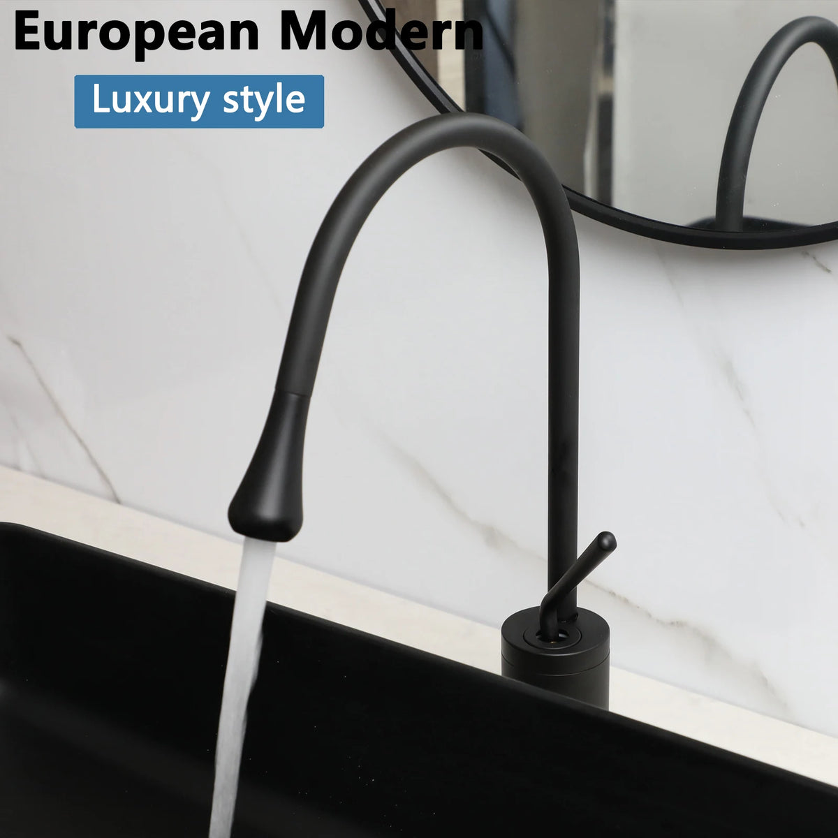 MEKKHALA Acrylic Vessel Bathroom Sink With Faucet And Drain