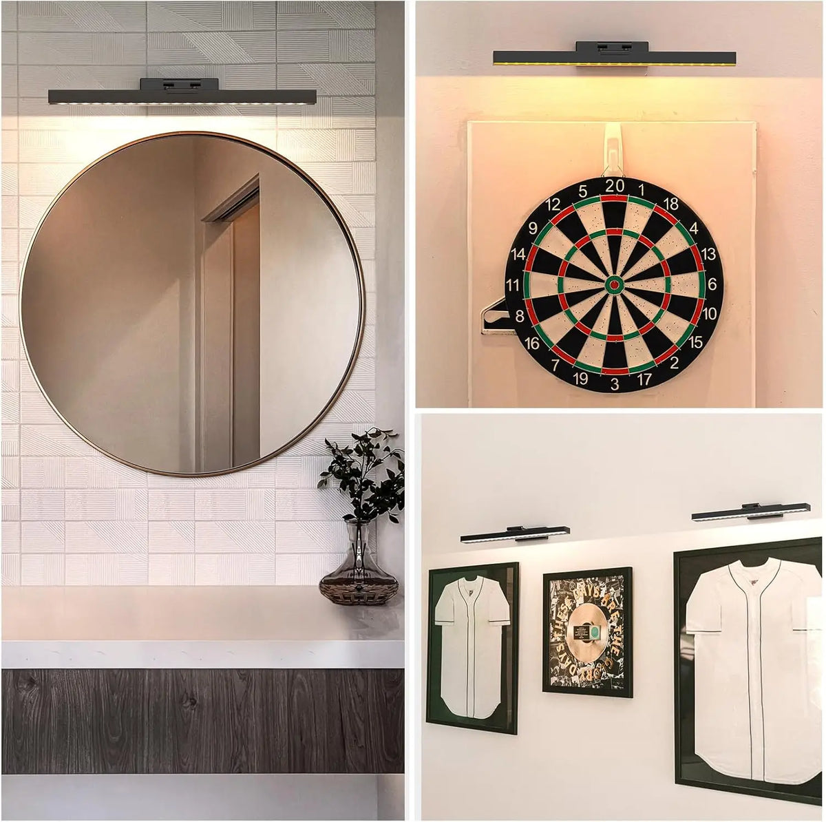 PRTILOUD 16in Wireless Art Light With Dimmable Battery Power