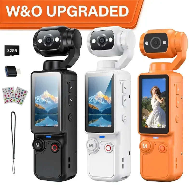W&O Compact Digital Camera With 4K Video And 16x Zoom