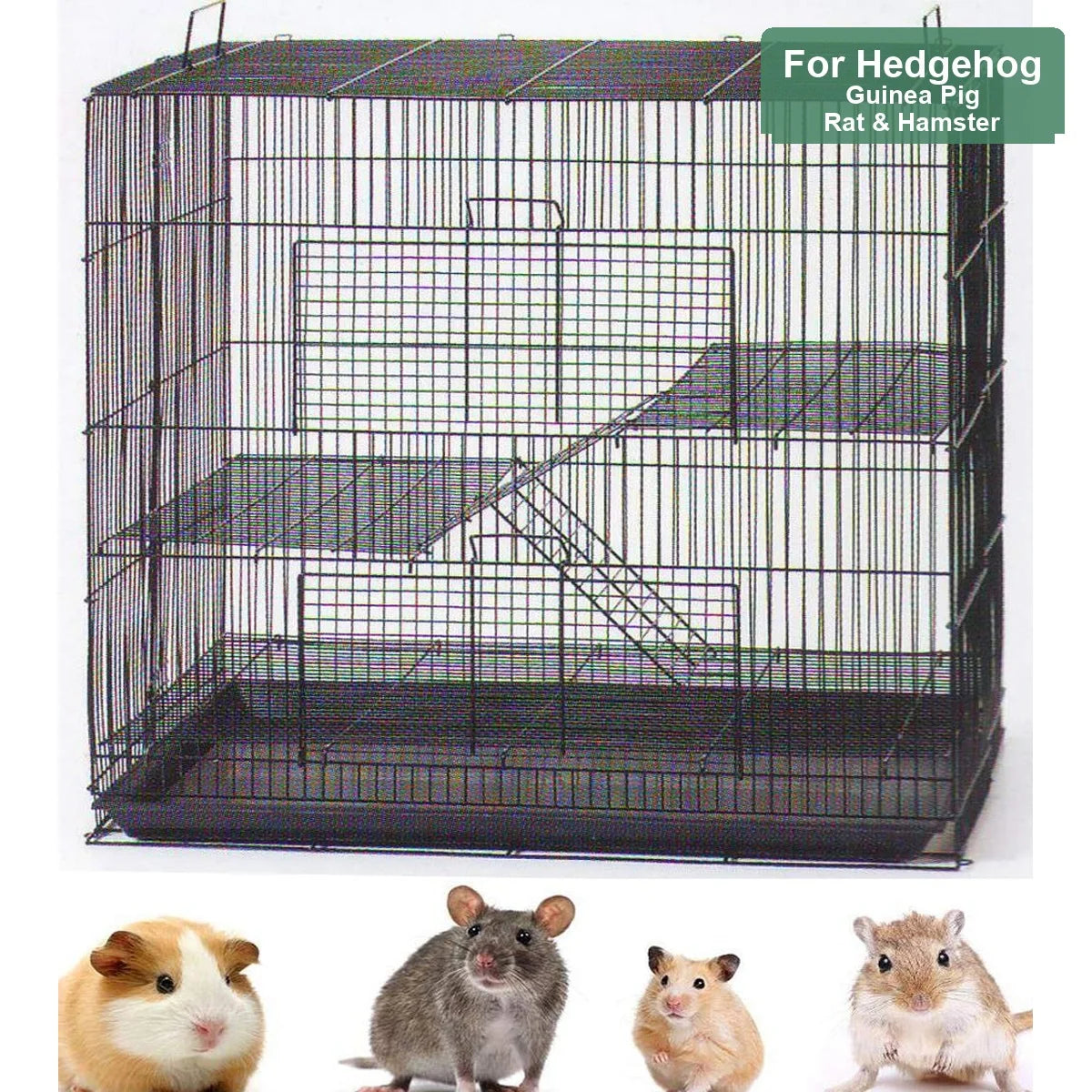 Premium Four Level Small Animal Habitat Cage For Pets