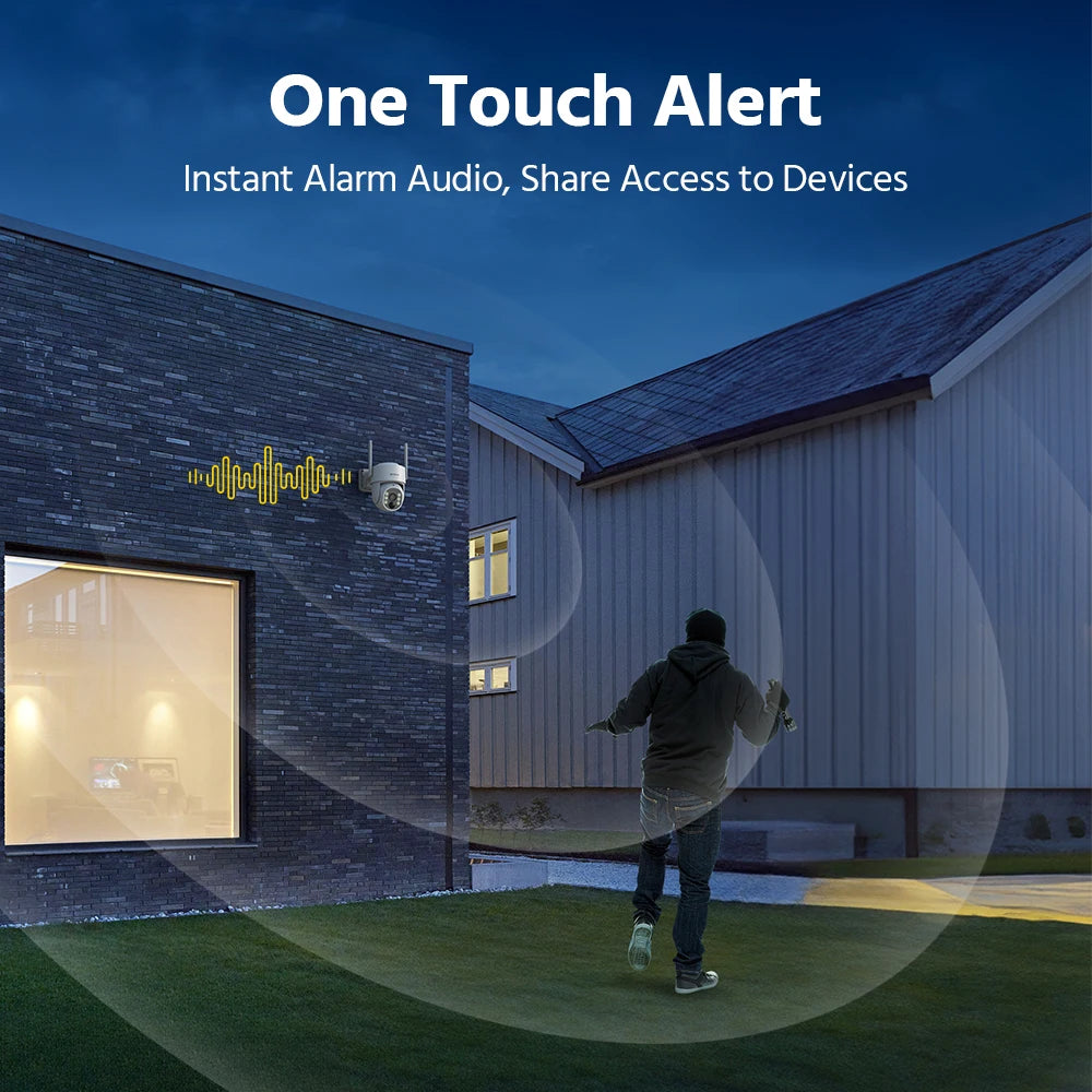 ANNKE 4MP Solar Wireless Security Camera System With NVR