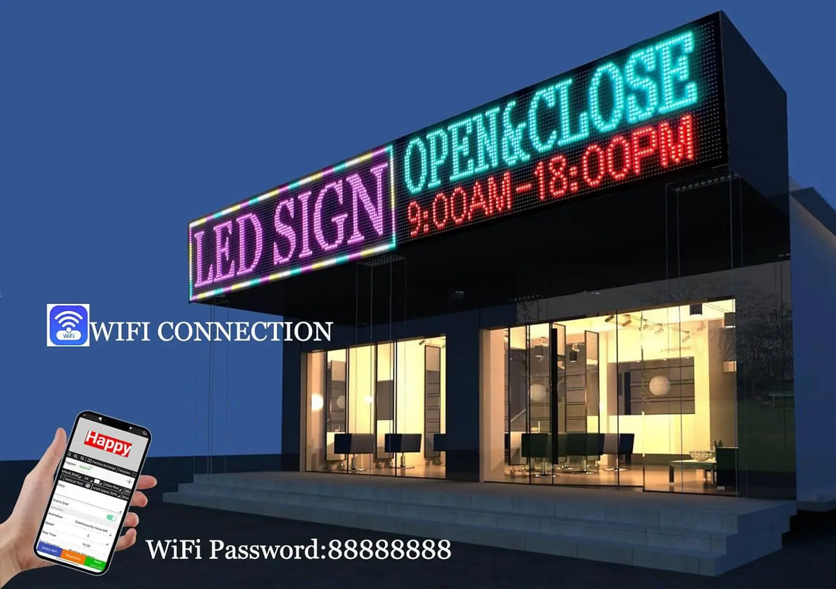Chengxianguangdian P10 Programmable WiFi LED Message Board