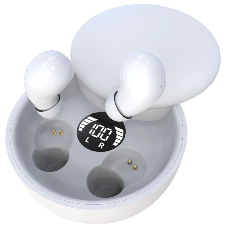 SHUKE Bluetooth Wireless Earbuds With Noise Cancellation And Charging Case