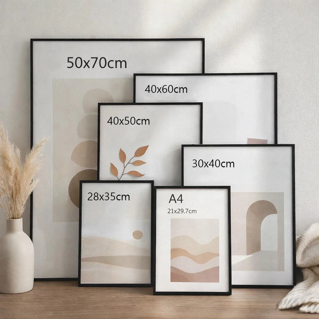 Aluminum Picture Frames With Mats For Wall Art Display