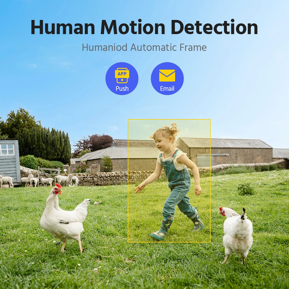 Annke 4MP Wireless Security Camera Auto Tracking Color Night Vision