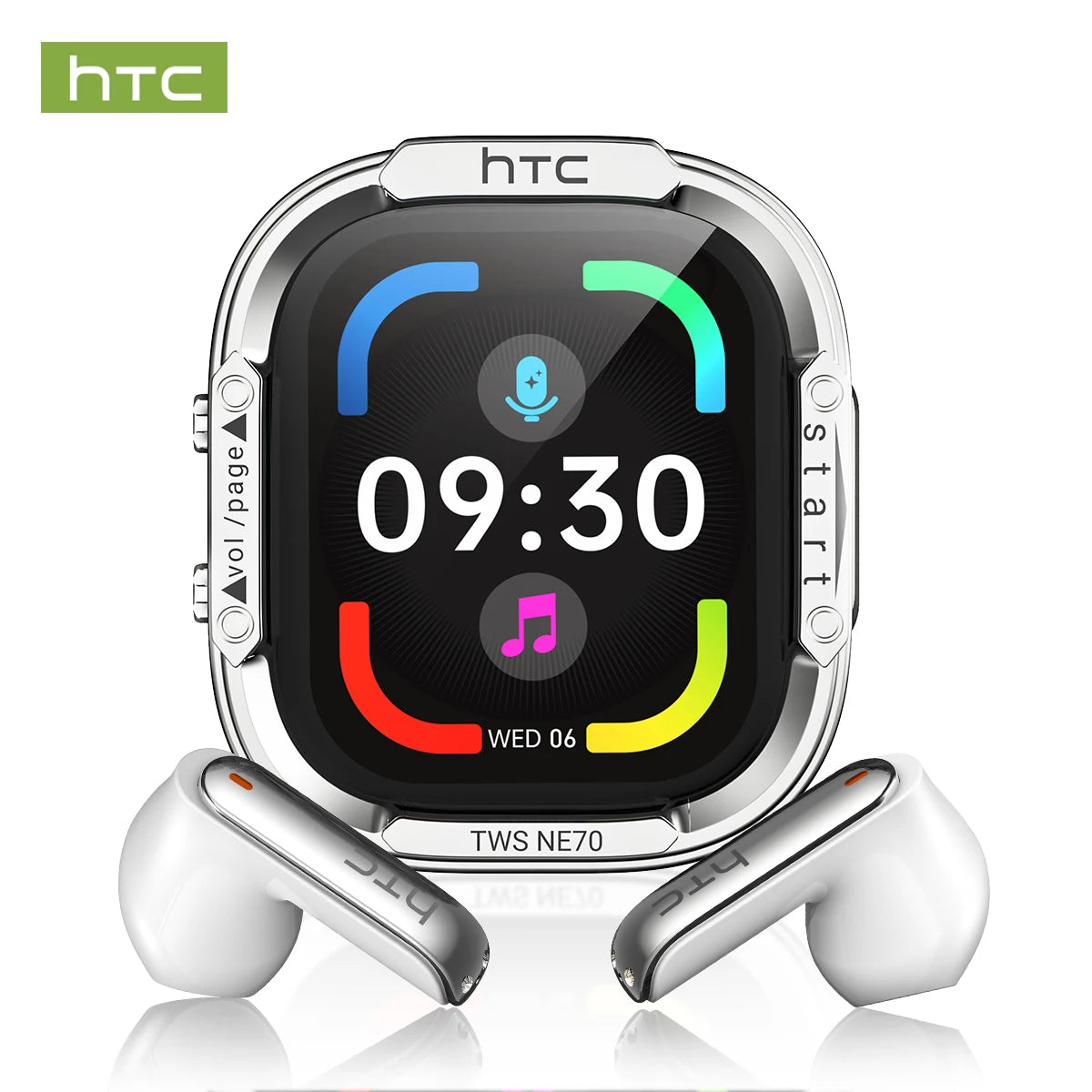 HTC NE70 Wireless Earphones Active Noise Cancelation AI Translator Battery