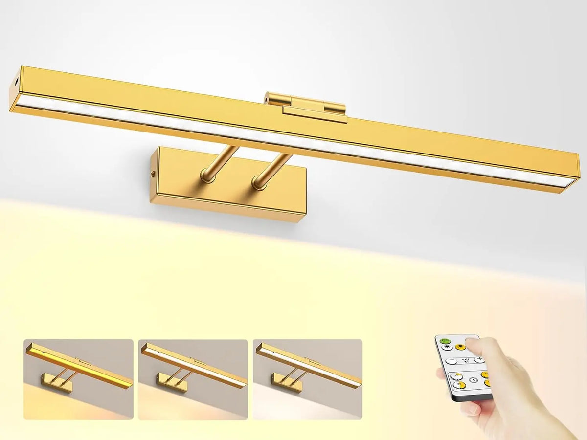 PRTILOUD 16in Wireless Art Light With Dimmable Battery Power