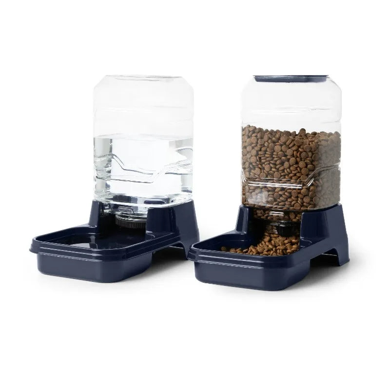 Gravity Food Feeder With Water Dispenser for Extra Small Pets