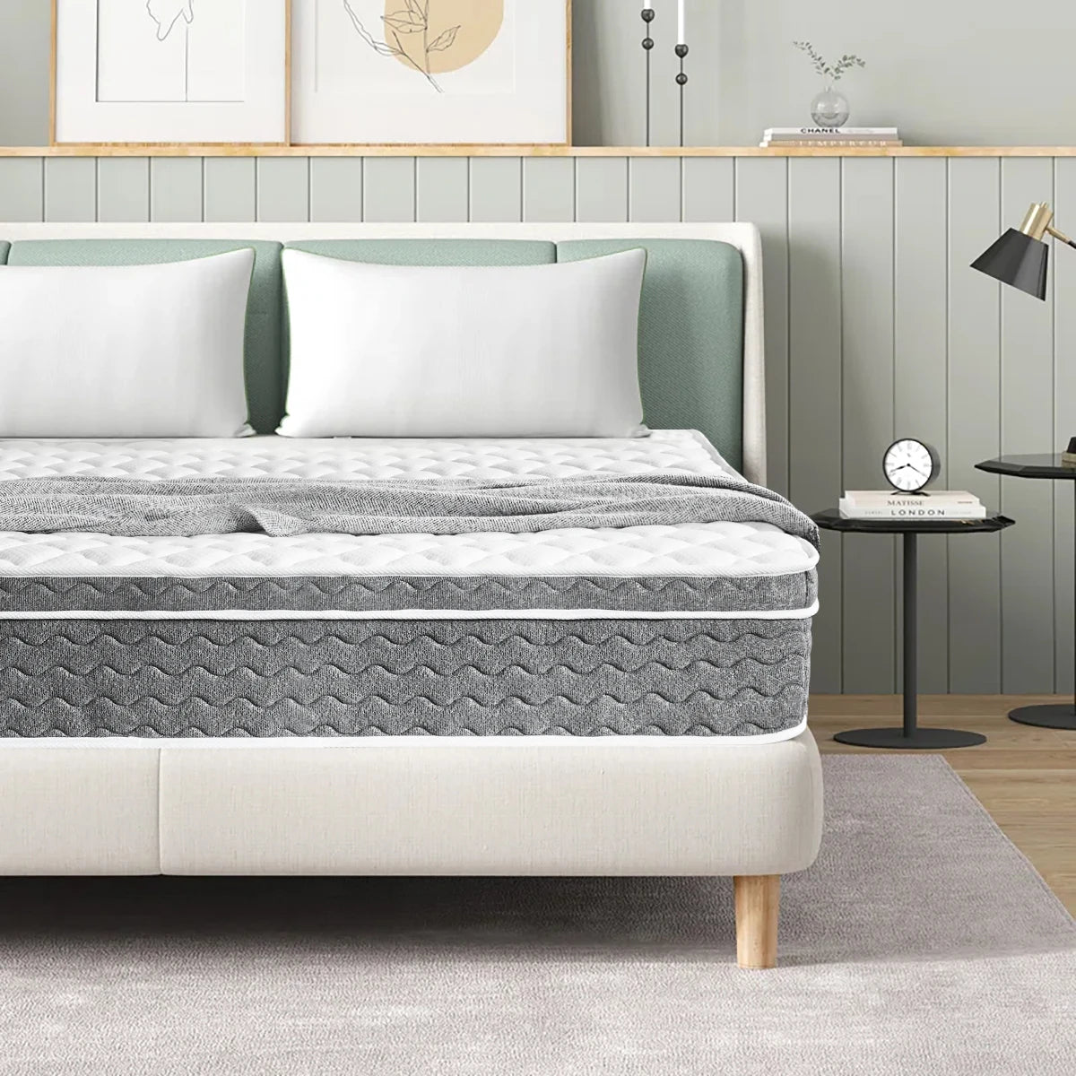 Amztree Hybrid Mattress With Gel Foam And Pocket Springs