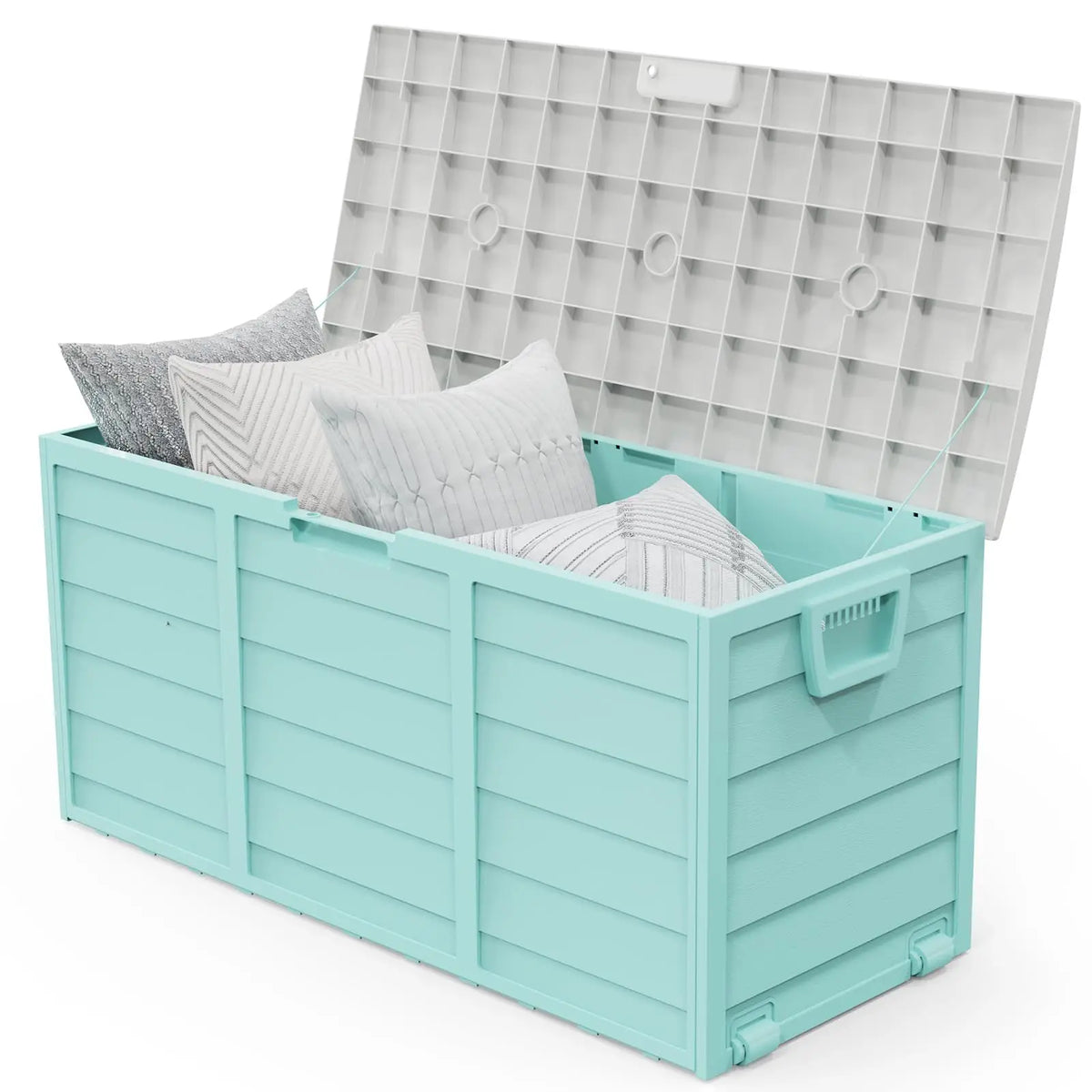 VINGLI Waterproof Outdoor Storage Deck Box With Lockable Design