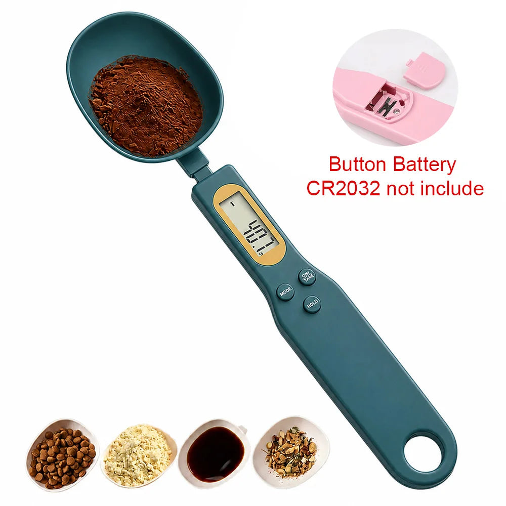Digital Measuring Spoon Scale Lcd Display Kitchen Food Weight Tool