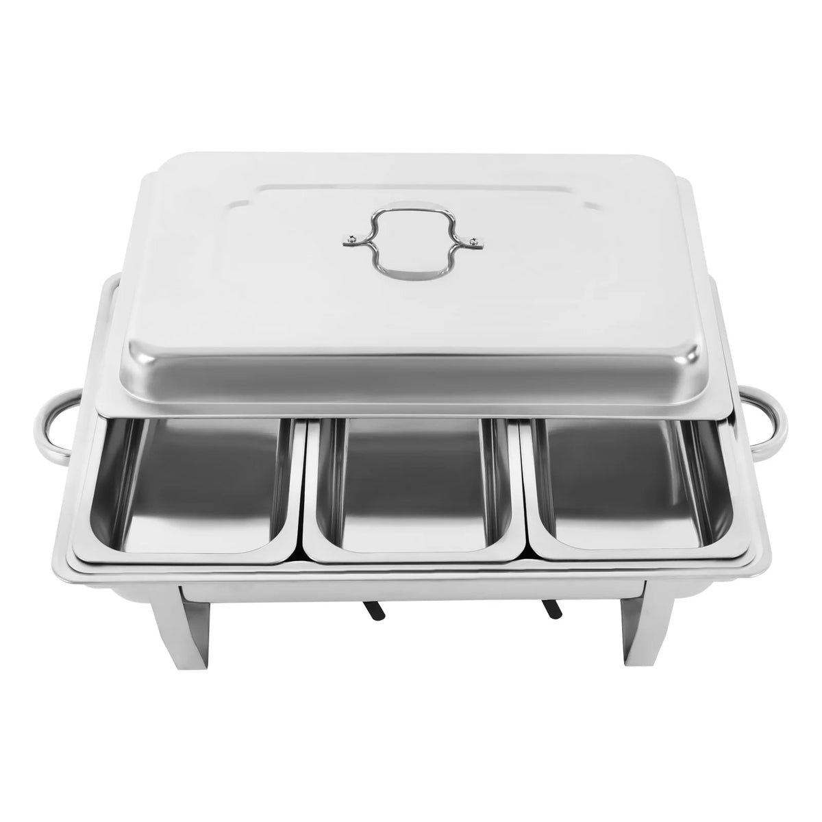 Stainless Steel Rectangular Chafing Dish Buffet Set for Catering