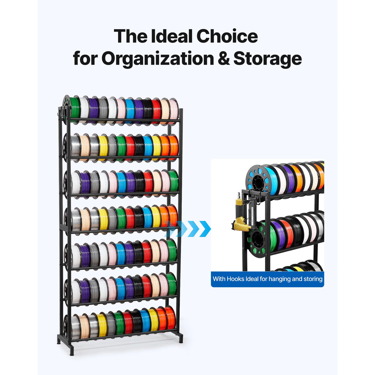 SucceBuy Professional 3D Printer Filament Storage Rack Stand