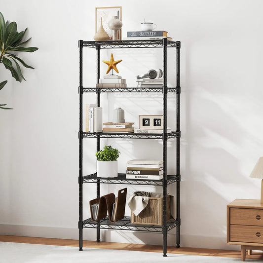 JHK Adjustable Metal Wire Storage Rack Heavy Duty Stand
