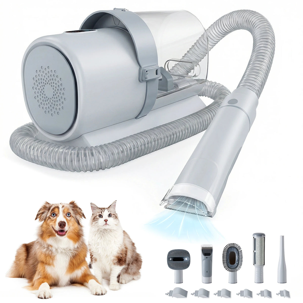 Sweetcrispy Low Noise Electric Pet Grooming Clipper With Ceramic Blades