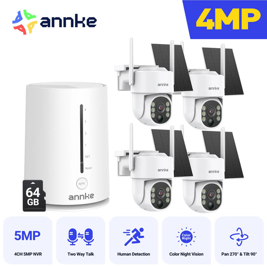 Annke 4MP Wireless Security Camera Auto Tracking Color Night Vision
