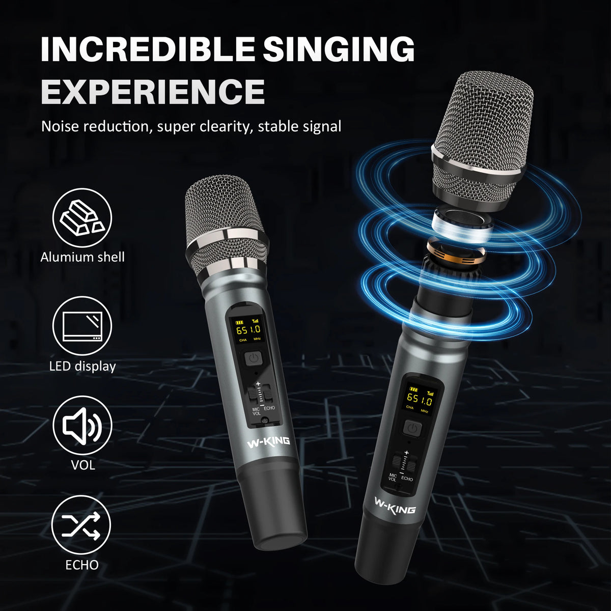 W-King D20 Portable Bluetooth Speaker Delivering Powerful Wireless Audio
