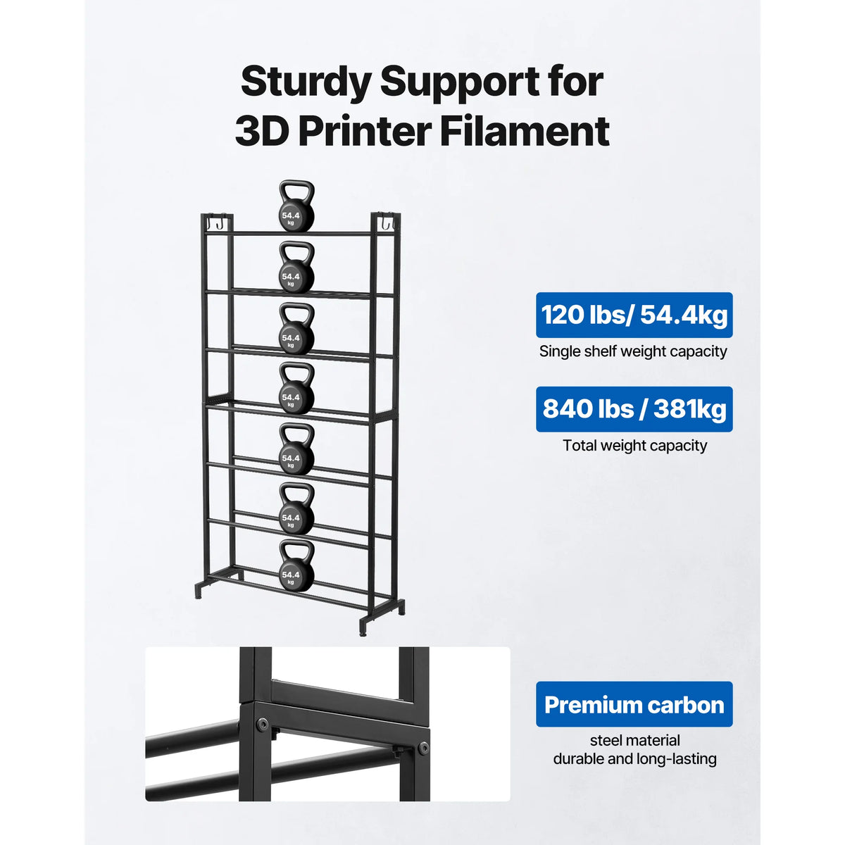 SucceBuy Professional 3D Printer Filament Storage Rack Stand