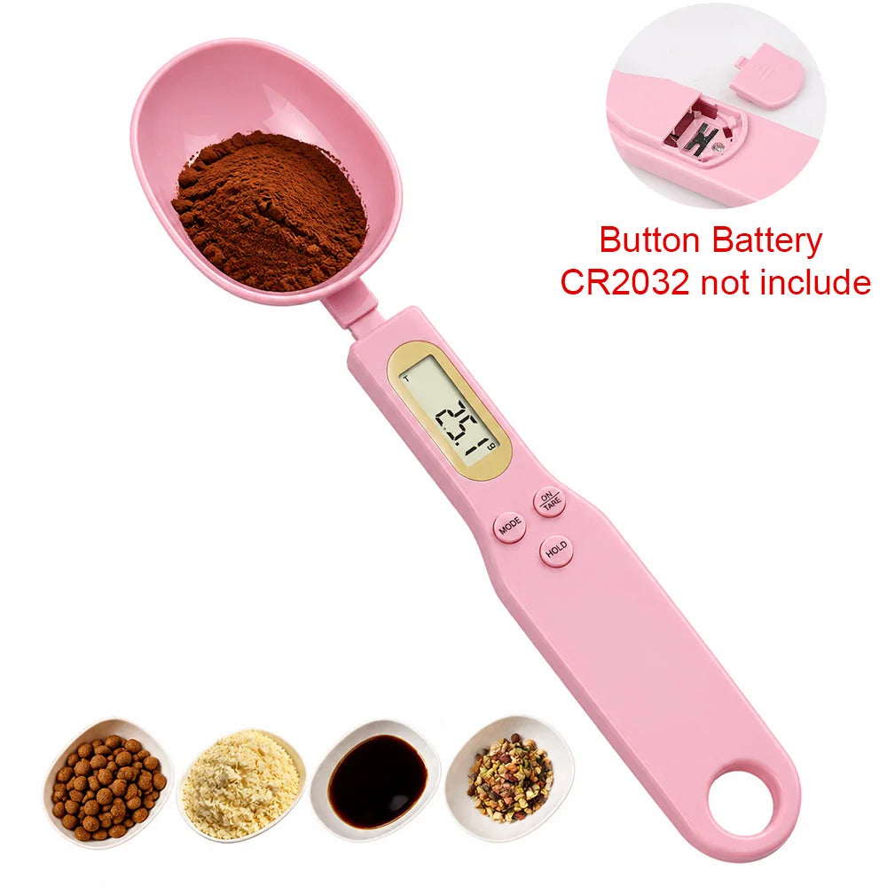 Digital Measuring Spoon Scale Lcd Display Kitchen Food Weight Tool