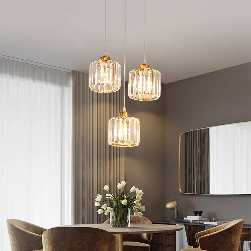 Vetrulus Modern K9 Crystal Pendant Ceiling Chandelier