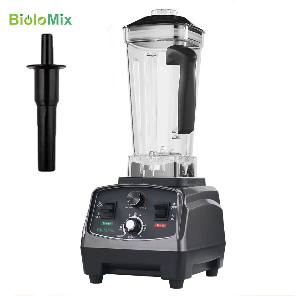 BioloMix Heavy Duty Commercial Blender With Timer For Smoothies