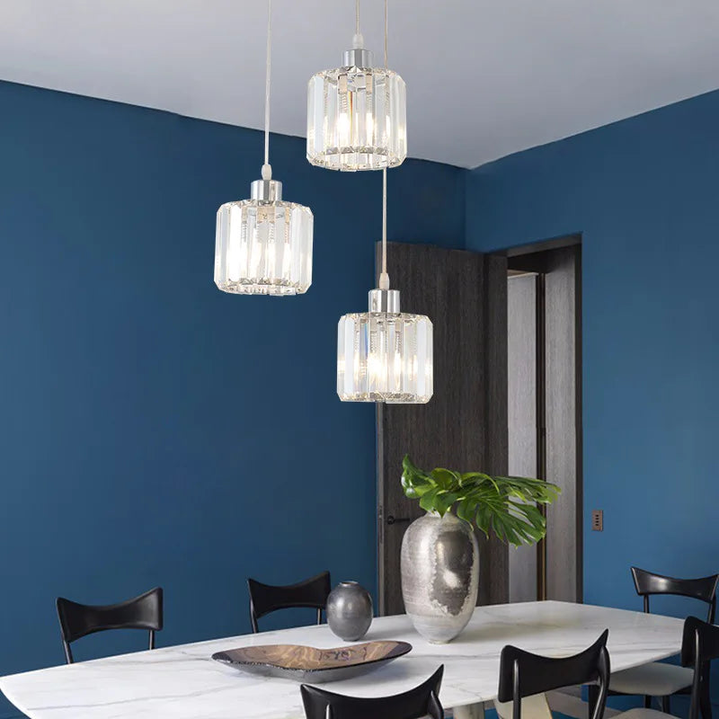 Vetrulus Modern K9 Crystal Pendant Ceiling Chandelier